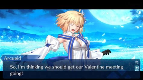 【fgo】archetype Earth Arceuid Valentine S Scene English Translation Fate Grand Order Youtube