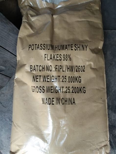 Super Potassium Humate Shiny Flakes 98 At Rs 110 Kg Potassium Humate