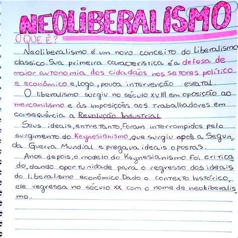 Mapas Mentais Sobre Neoliberalismo Study Maps