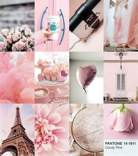 Wall Collage Kit Pink Collage Kit Soft Pink Light Pink Etsy