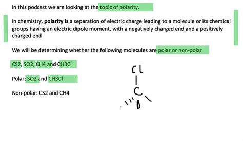 Solved Classify The Following Molecules As Polar Nonpolar Or