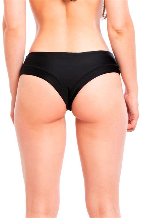 Ripley BIKINI CALZÓN TANGA TIRO ALTO COLOR NEGRO