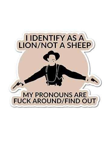 Amazon I Identify As A Lion Not A Sheep My Pronouns Are Fuck