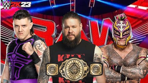 Kevin Owens Vs Dominic Mysterio Vs Rey Mysterio For The Intercontinental Championship Youtube