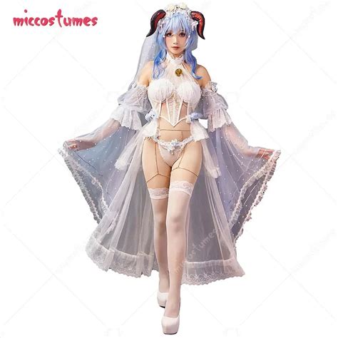 Miccostumes Women S Sexy Lingerie Set Wedding Style Top And Panty Set
