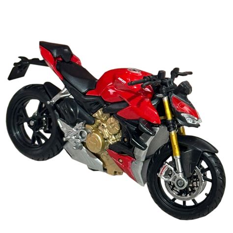 Miniatura Moto Ducati Super Naked V S Wheelers Maisto Shopee Brasil