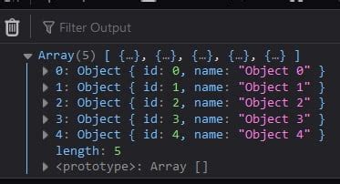 Create Array Of Objects In Javascript Using For Loop