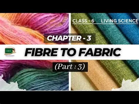 Chapters Fibre To Fabric Part Science Class In Easy Explanation