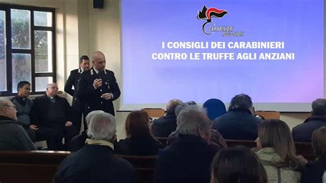 Incontro Carabinieri Truffe Anziani Ciavula