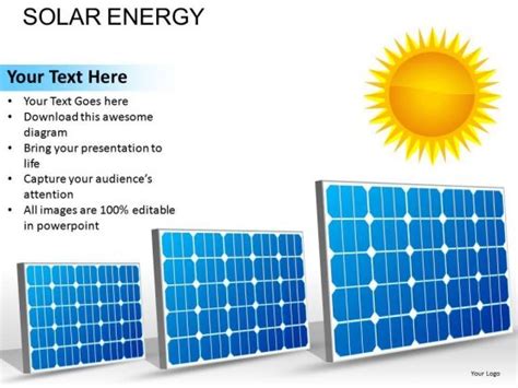 Solar Panels Sun Energy Powerpoint Slides And Ppt Diagram Templates