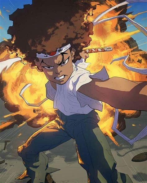 Boondocks Huey With Sword