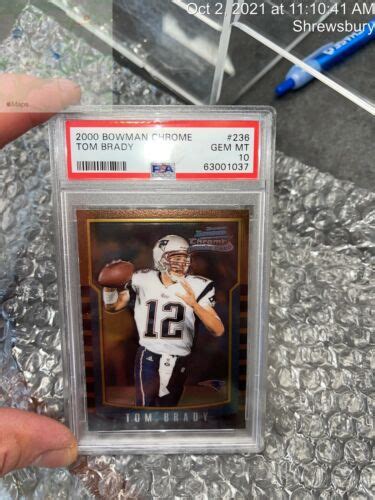 Search Collect On Twitter 2000 Bowman Chrome 236 Tom Brady RC