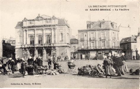 Saint Brieuc Carte Postale Ancienne Et Vue D Hier Et Aujourd Hui