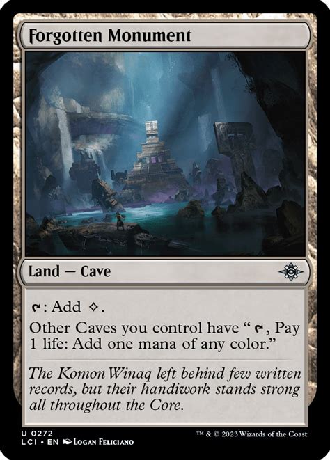 Forgotten Monument The Lost Caverns Of Ixalan Magic The Gathering