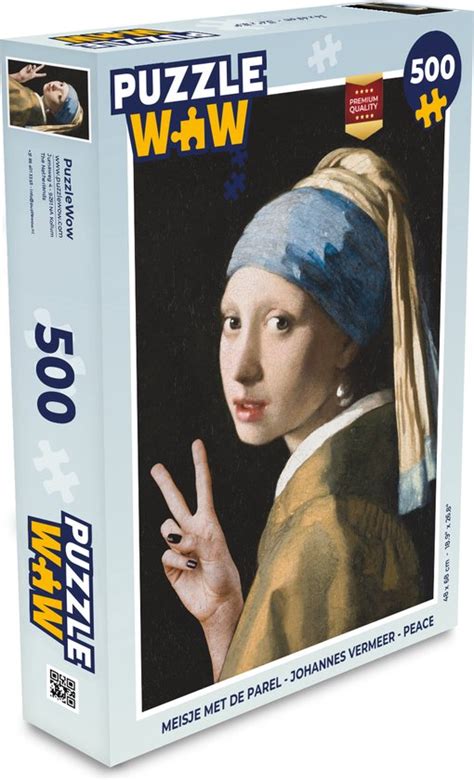 Puzzel Meisje Met De Parel Johannes Vermeer Peace Legpuzzel