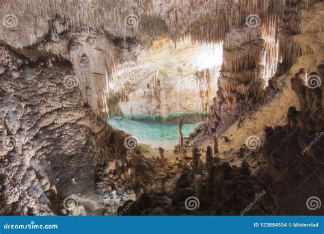 Dragon Cave Cuevas Del Drach Porto Cristo Mallorca Spain Stock Photo