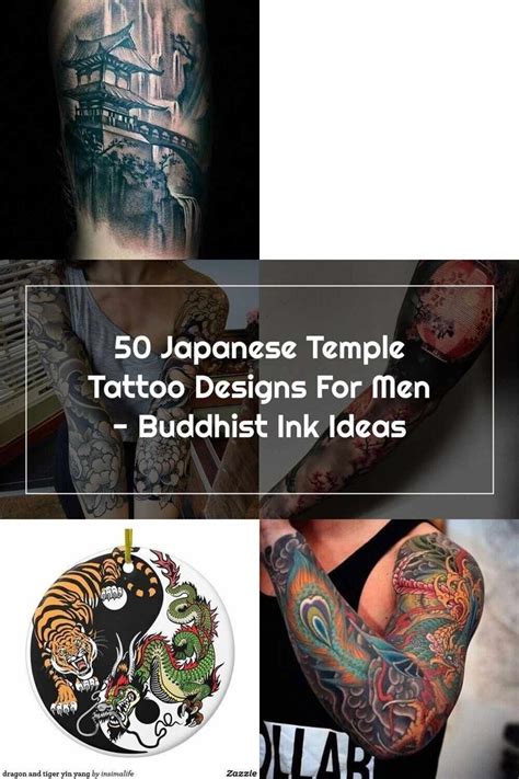 Japanese Sleeve Tattoos 50 Japanese Temple Tattoo Designs For Men