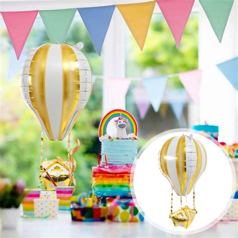 4 Pcs Dekorative Luftballons Zum Geburtstag Aus Aluminiumfolie Kind EBay