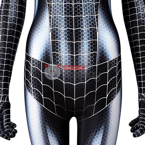 Spiderman Girls Jumpsuit Venom Spider Man Black Cat Woman Cosplay Costume