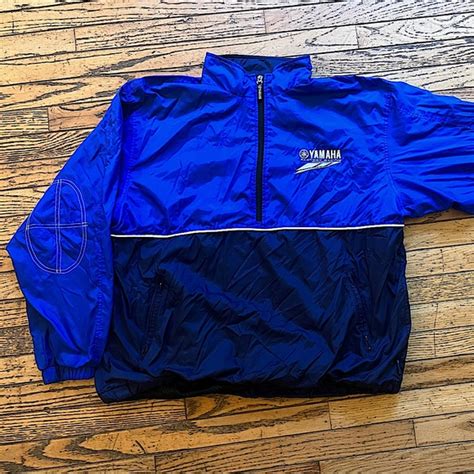 Yamaha Jackets And Coats Half Zip Yamaha Windbreaker Poshmark