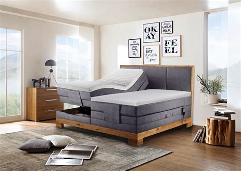 Boxspringbett Charleston Von Winkle In Grau Mit Motor M Bel Letz