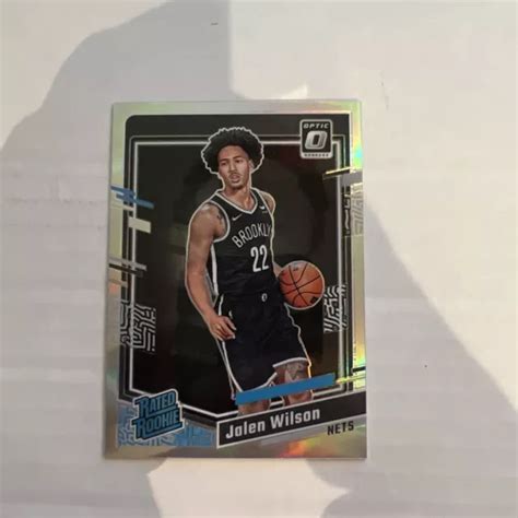 2023 24 RETI RC Donruss Optic Jalen Wilson Rated Rookie Holo Prizm EUR