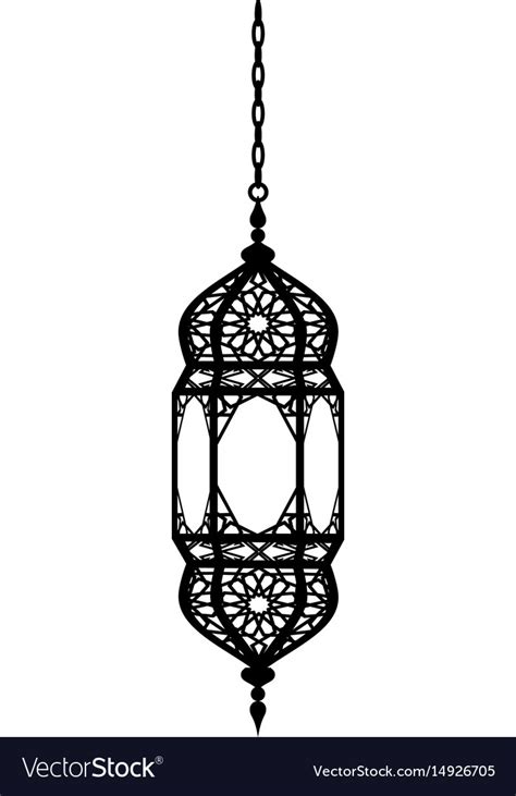 Arabian lantern Royalty Free Vector Image - VectorStock