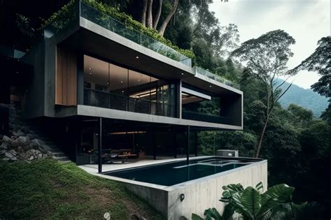 Arquitectura De Vanguardia Y Naturaleza En Equilibrio Villa Con