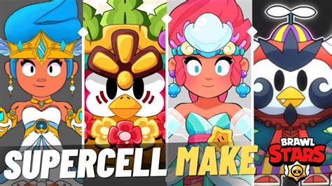 As Skins Finalistas Da Amber E Do Mister P Do Supercell Make Do Brawl