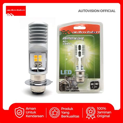 Jual Lampu Utama Motor Autovision Rz M Combo V W W Shopee Indonesia