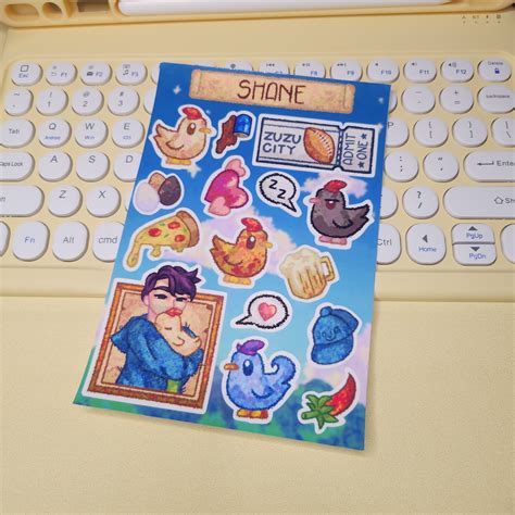 Stardew Valley Sticker Sheet Group I Etsy