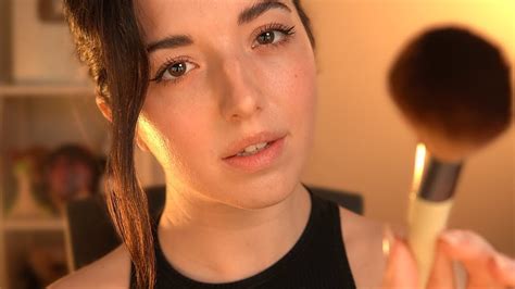 Asmr Up Close Personal Attention With Affirmations And Face Touching Youtube