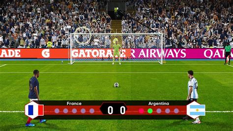 France Vs Argentina Penalty Shootout Final Fifa World Cup 2026 Mbappe Vs Messi Pes