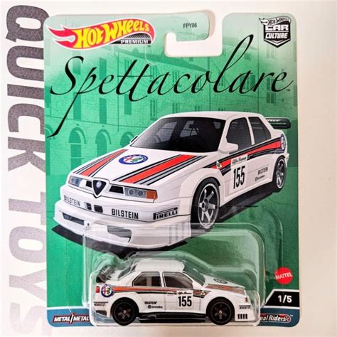 玩具快克 HOT WHEELS 風火輪 汽車文化 精裝 膠胎 愛快 愛快羅密歐 ALFA ROMEO 155 v6 蝦皮購物