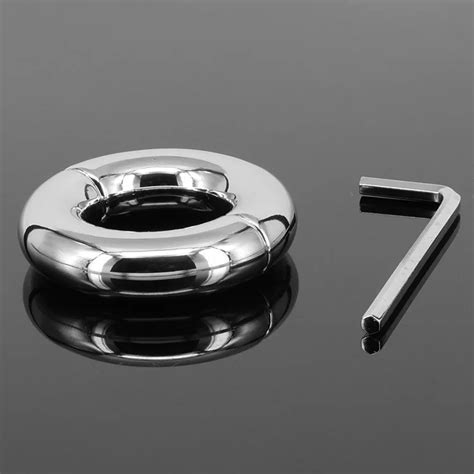 Male Stainless Steel Scrotum Rings Penis Rings Scrotum Pendant Testicle