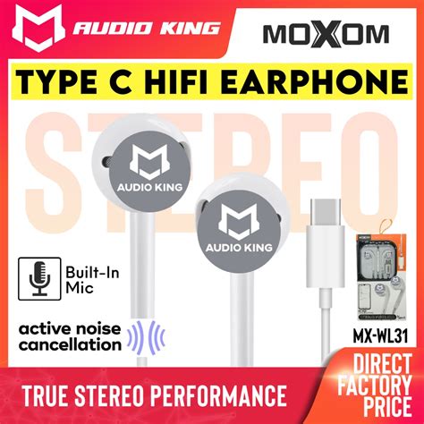 MOXOM Bluetooth Earphone Gaming Earphone Type C Earphones Type C MX