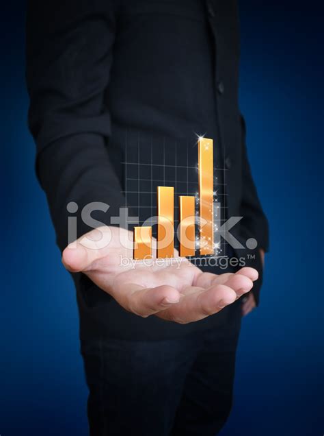 Man Hand Holding Growth Graph Stock Photo Royalty Free FreeImages