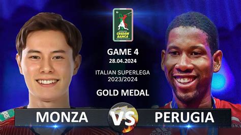 Gold Medal Matches Of Italian Volleyball Superlega Monza Vs