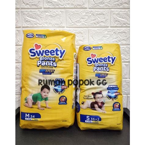 Jual Popok Diapers Sweety Bronze Pants Dry X Pert Tipe Celana S M