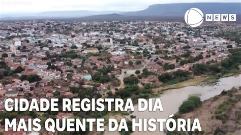 Cidade registra dia mais quente da história do Brasil YouTube