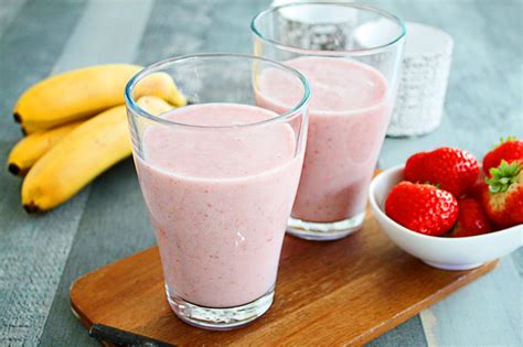 Smoothie Met Bananen En Aardbeien Wunda Netherlands