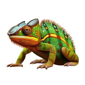 Chameleon Isolated On Transparent Background, Chameleon Isolated On, Transparent Background PNG ...