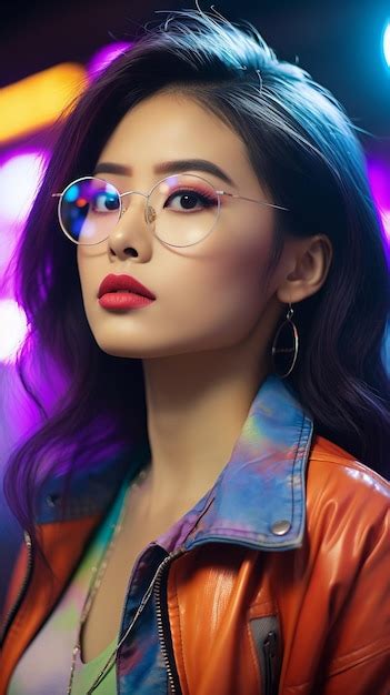 Premium Photo Cinematic Scene Portrait Side View Close Up Shot Asian