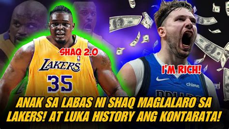 Anak Ni Shaq Lakers Nakakuha Ng Bata At Mas Malakas Na Center At Luka