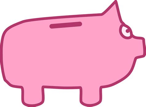 Piggy Bank Vector Png