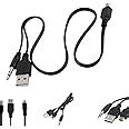 Techgear In Cable Mini Usb To Usb Mm Aux Standard Audio Jack