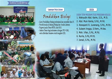 Program Studi Pendidikan Biologi Unismuh Luwuk Visi Misi Dan Tujuan