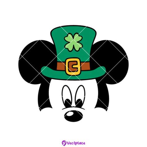 Minnie Mouse Svg St Patricks Day Svg Cut File Cricut Png Vector