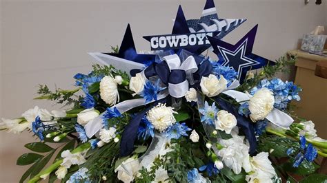 Dallas Cowboys Sympathy Arrangement