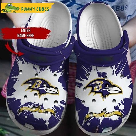 Personalized Baltimore Ravens Crocs Discover Comfort And Style Clog